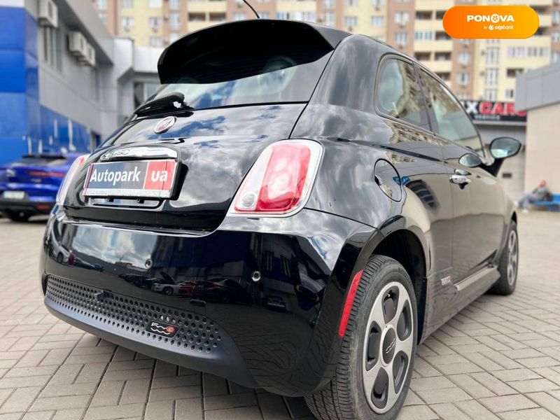 Fiat 500e, 2016, Електро, 97 тыс. км, Хетчбек, Чорный, Одесса 47765 фото