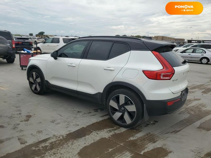 Volvo XC40 Recharge, 2023, Електро, 41 тыс. км, Внедорожник / Кроссовер, Белый, Днепр (Днепропетровск) Cars-EU-US-KR-113477 фото