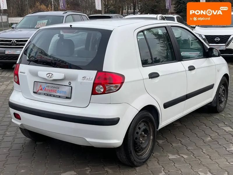 Hyundai Getz, 2004 р., Бензин, 140 тис. км, Хетчбек, Білий, Кривий Ріг AT-10405245 фото