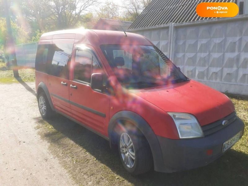 Ford Transit Connect, 2006, Дизель, 1.8 л., 310 тис. км, Мінівен, Червоний, Ніжин Cars-Pr-60846 фото