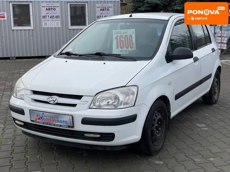 Hyundai Getz, 2004 р., Бензин, 140 тис. км, Хетчбек, Білий, Кривий Ріг AT-10405245 фото