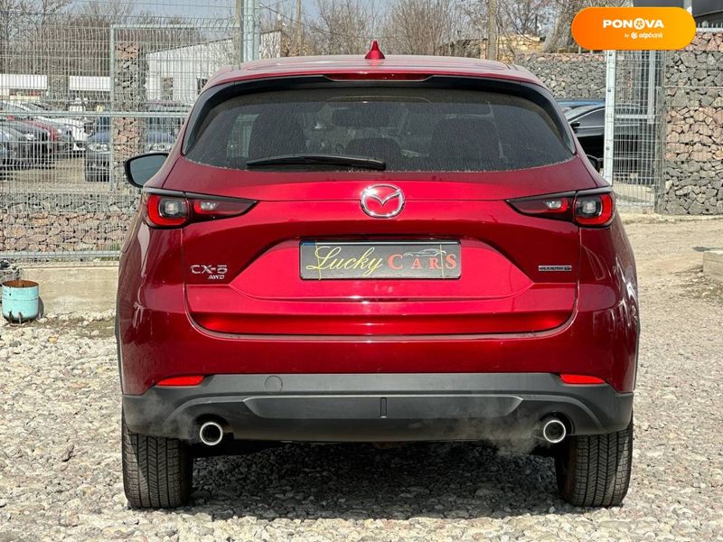 Mazda CX-5, 2022, Бензин, 2.49 л., 4 тис. км, Позашляховик / Кросовер, Червоний, Одеса 43392 фото