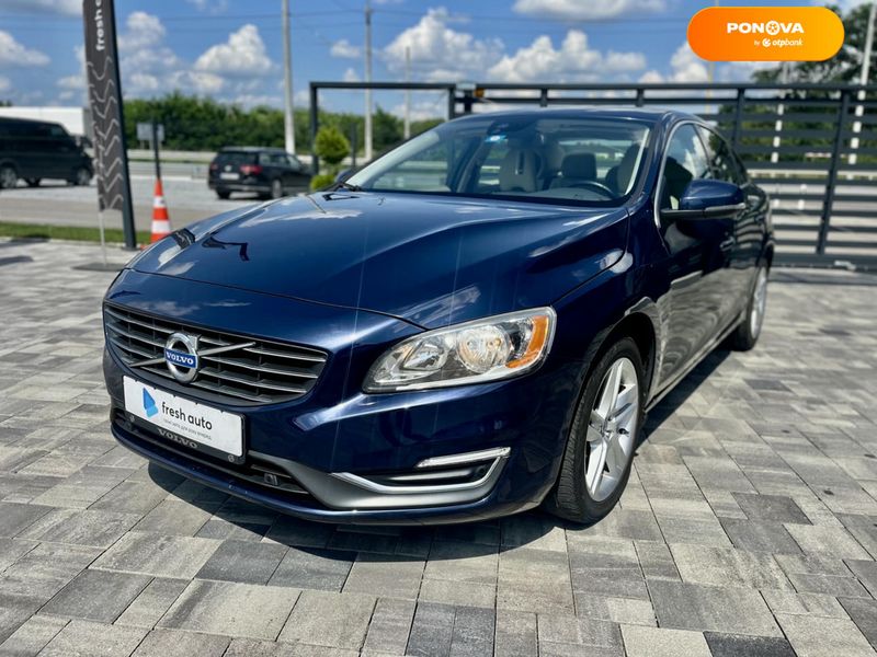 Volvo S60, 2014, Бензин, 2 л., 179 тис. км, Седан, Синій, Рівне 106637 фото