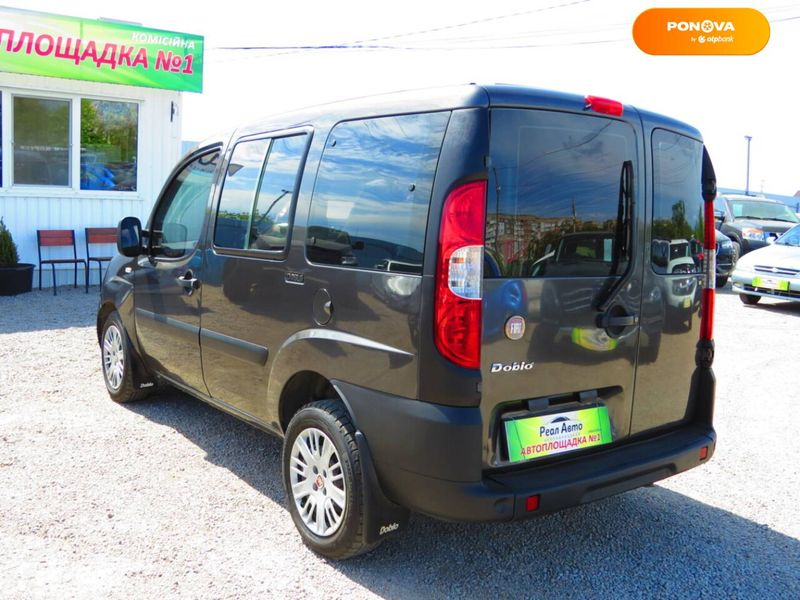 Fiat Doblo, 2010, Бензин, 1.37 л., 186 тис. км, Мінівен, Сірий, Кропивницький (Кіровоград) 40053 фото