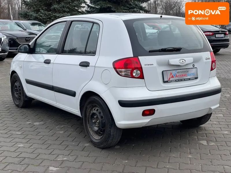 Hyundai Getz, 2004 р., Бензин, 140 тис. км, Хетчбек, Білий, Кривий Ріг AT-10405245 фото