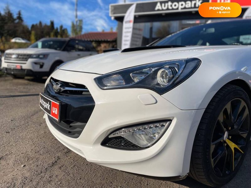 Hyundai Genesis Coupe, 2012, Бензин, 2 л., 60 тыс. км, Купе, Белый, Винница 26968 фото