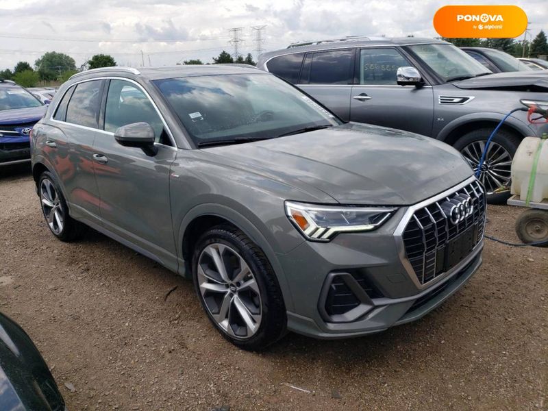 Audi Q3, 2020, Бензин, 2 л., 81 тис. км, Позашляховик / Кросовер, Сірий, Київ Cars-EU-US-KR-108686 фото