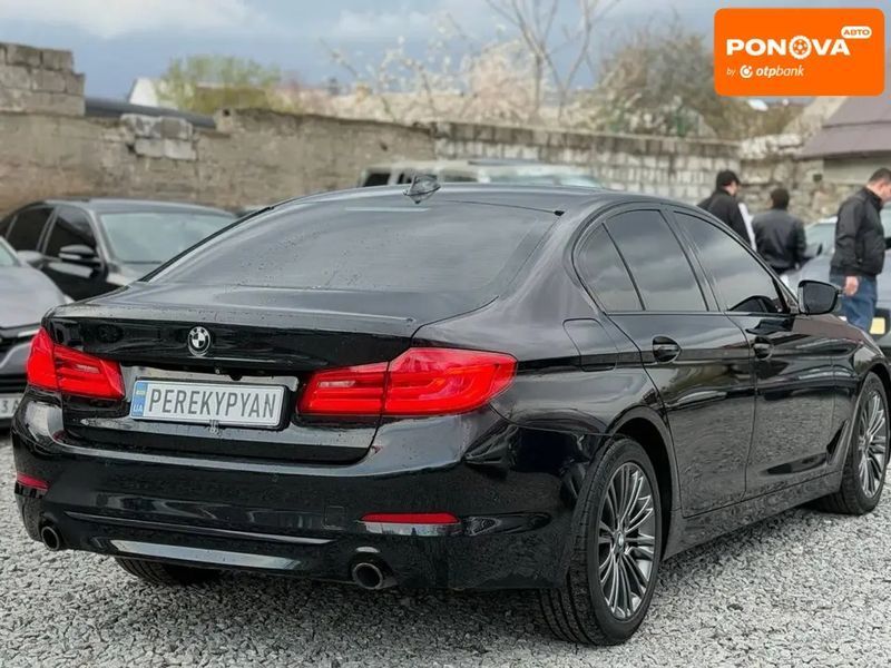 BMW 5 Series, 2017 р., Бензин, 168 тис. км, Седан, Чорний, Дніпро (Дніпропетровськ) AT-10417895 фото