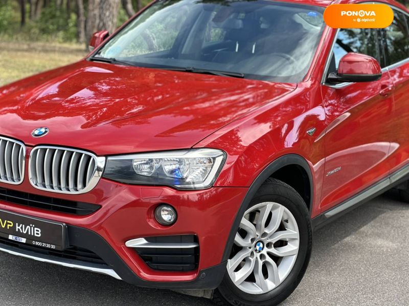 BMW X4, 2015, Дизель, 2 л., 283 тыс. км, Внедорожник / Кроссовер, Красный, Киев 98306 фото