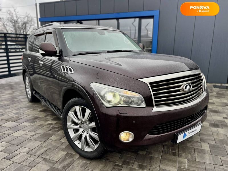 Infiniti QX56, 2012, Газ пропан-бутан / Бензин, 5.55 л., 147 тыс. км, Внедорожник / Кроссовер, Коричневый, Ровно 14169 фото