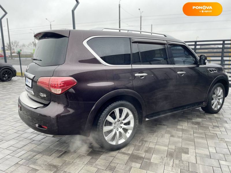 Infiniti QX56, 2012, Газ пропан-бутан / Бензин, 5.55 л., 147 тыс. км, Внедорожник / Кроссовер, Коричневый, Ровно 14169 фото