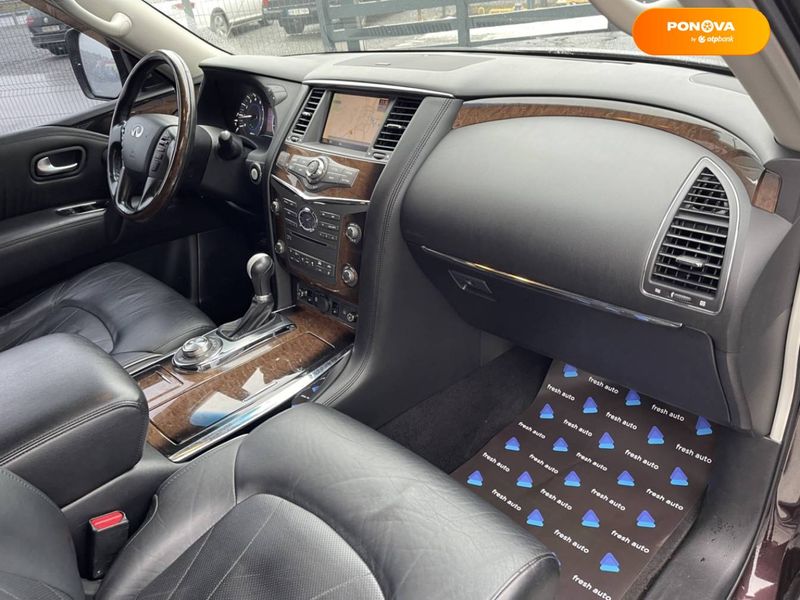 Infiniti QX56, 2012, Газ пропан-бутан / Бензин, 5.55 л., 147 тис. км, Позашляховик / Кросовер, Коричневий, Рівне 14169 фото