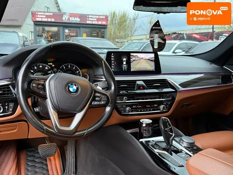 BMW 5 Series, 2017 р., Бензин, 168 тис. км, Седан, Чорний, Дніпро (Дніпропетровськ) AT-10417895 фото