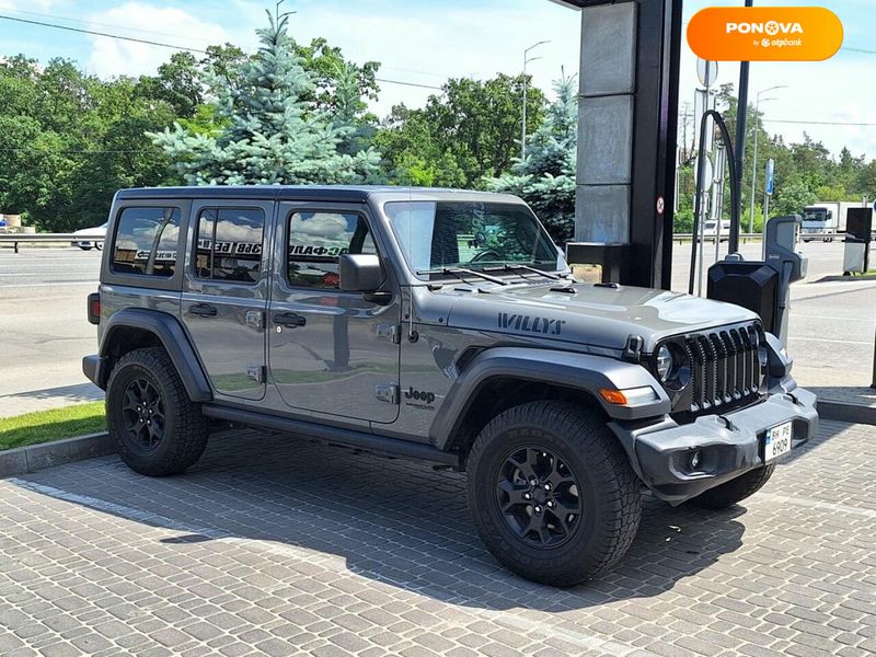 Jeep Wrangler, 2019, Бензин, 2 л., 127 тис. км, Позашляховик / Кросовер, Сірий, Київ 100802 фото