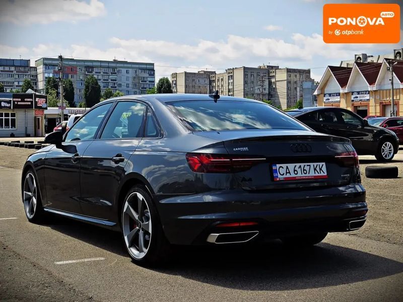 Audi A4, 2021 р., Бензин, 69 тис. км, Седан, Сірий, Черкаси AT-10411120 фото
