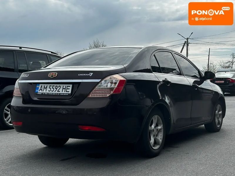 Geely Emgrand 7 (EC7), 2013 р., Газ пропан-бутан / Бензин, 226 тис. км, Седан, Коричневий, Житомир AT-10415597 фото