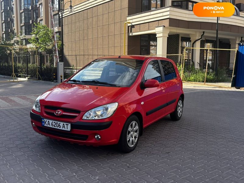 Hyundai Getz, 2007, Бензин, 1.4 л., 104 тис. км, Хетчбек, Червоний, Київ Cars-Pr-63943 фото