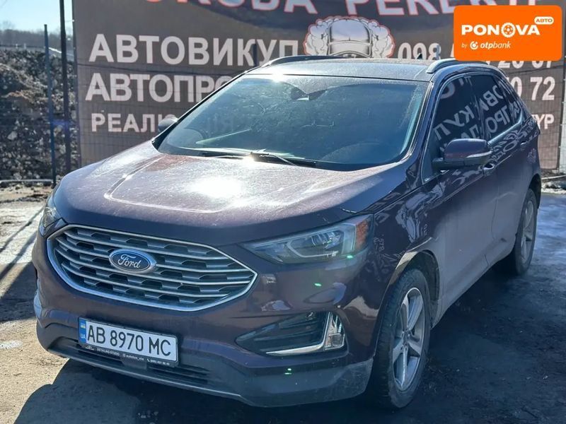 Ford Edge, 2019 р., Бензин, 153 тис. км, Позашляховик / Кросовер, Червоний, Вінниця AT-10412008 фото