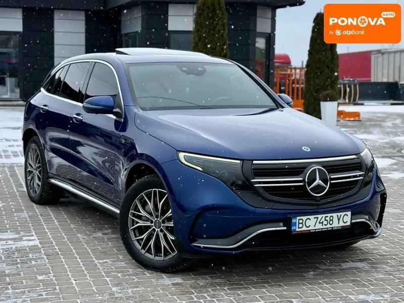 Mercedes-Benz EQC, 2021 р., Електро, 130 тис. км, Позашляховик / Кросовер, Синій, Тернопіль AT-10409718 фото