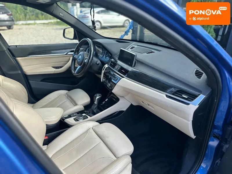 BMW X1, 2017 р., Бензин, 198 тис. км, Позашляховик / Кросовер, Синій, Львів AT-10402442 фото