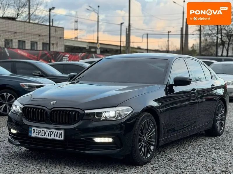 BMW 5 Series, 2017 р., Бензин, 168 тис. км, Седан, Чорний, Дніпро (Дніпропетровськ) AT-10417895 фото