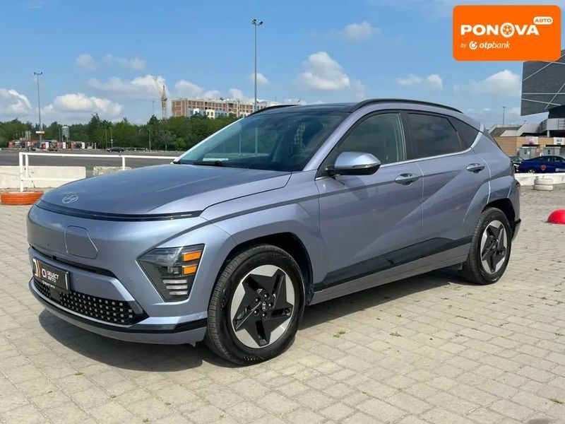 Hyundai Kona Electric, 2024 р., Електро, 5 тис. км, Позашляховик / Кросовер, Сірий, Львів AT-10417927 фото