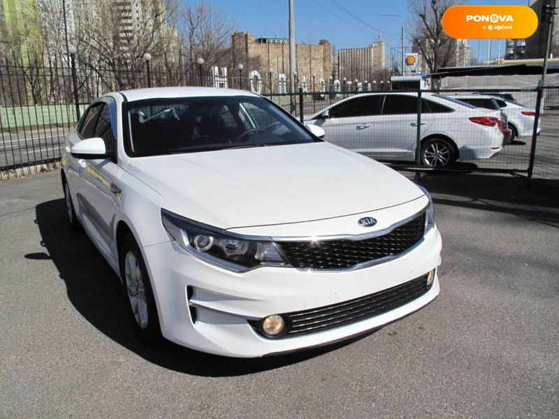 Kia K5, 2016, Газ, 2 л., 352 тыс. км, Седан, Белый, Киев Cars-Pr-67531 фото