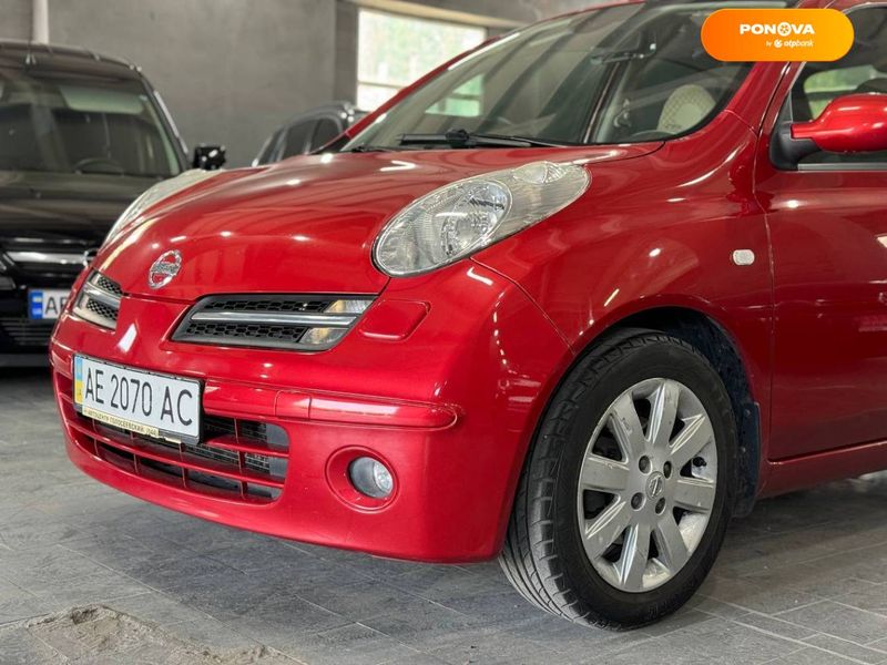 Nissan Micra, 2007, Газ пропан-бутан / Бензин, 1.4 л., 179 тыс. км, Хетчбек, Красный, Кам'янське (Дніпродзержинськ) 49608 фото