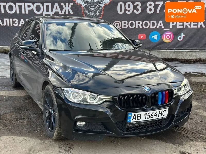 BMW 3 Series, 2015 р., Бензин, 170 тис. км, Седан, Чорний, Вінниця AT-10412383 фото