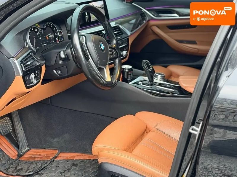 BMW 5 Series, 2017 р., Бензин, 168 тис. км, Седан, Чорний, Дніпро (Дніпропетровськ) AT-10417895 фото