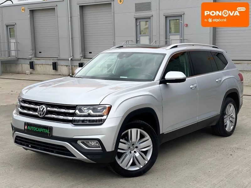 Volkswagen Atlas, 2017 р., Газ пропан-бутан / Бензин, 148 тис. км, Позашляховик / Кросовер, Сірий, Київ AT-10419077 фото