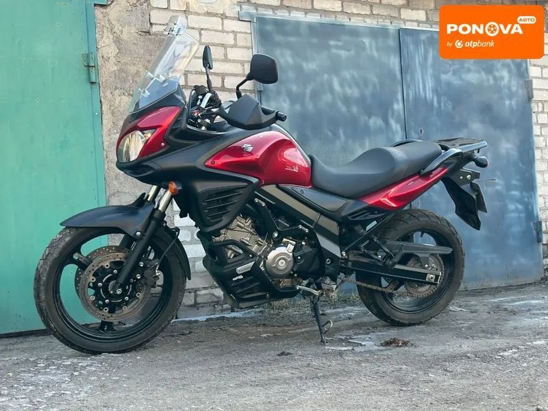 Suzuki V-Strom 650, 2014 р., Бензин, 37 тис. км, Мотоцикл Спорт-туризм, Червоний, Кам'янське (Дніпродзержинськ) AT-10411526 фото
