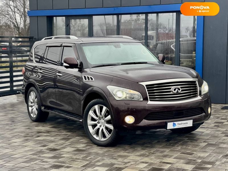 Infiniti QX56, 2012, Газ пропан-бутан / Бензин, 5.55 л., 147 тис. км, Позашляховик / Кросовер, Коричневий, Рівне 14169 фото