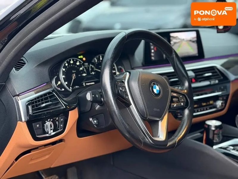 BMW 5 Series, 2017 р., Бензин, 168 тис. км, Седан, Чорний, Дніпро (Дніпропетровськ) AT-10417895 фото