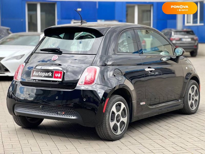 Fiat 500e, 2016, Електро, 97 тис. км, Хетчбек, Чорний, Одеса 47765 фото