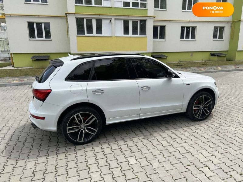 Audi SQ5, 2016, Бензин, 3 л., 174 тис. км, Позашляховик / Кросовер, Білий, Тернопіль Cars-Pr-60510 фото