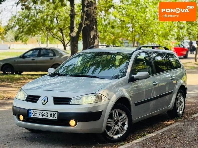 Renault Megane, 2003 г., Бензин, 290 тыс. км, Универсал, Серый, Павлоград AT-10401553 фото