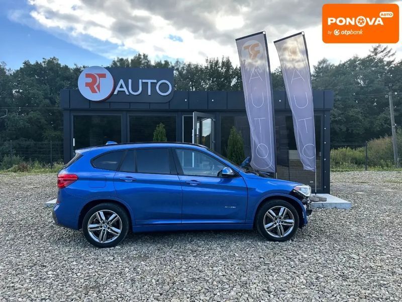 BMW X1, 2017 р., Бензин, 198 тис. км, Позашляховик / Кросовер, Синій, Львів AT-10402442 фото