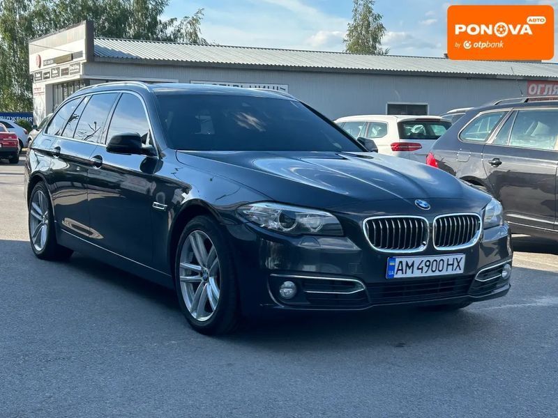 BMW 5 Series, 2015 г., Дизель, 240 тыс. км, Универсал, Серый, Житомир AT-10420392 фото
