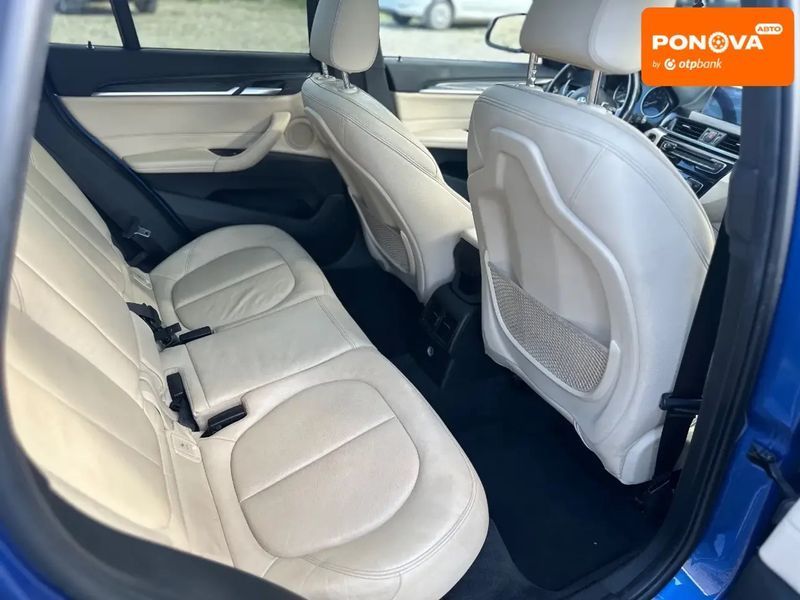BMW X1, 2017 р., Бензин, 198 тис. км, Позашляховик / Кросовер, Синій, Львів AT-10402442 фото