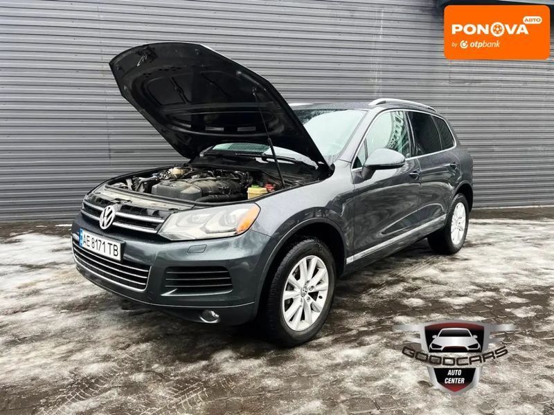 Volkswagen Touareg, 2014 р., Бензин, 144 тис. км, Позашляховик / Кросовер, Сірий, Кам'янське (Дніпродзержинськ) AT-10407260 фото