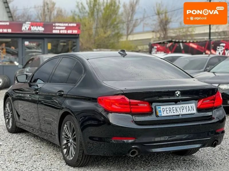 BMW 5 Series, 2017 р., Бензин, 168 тис. км, Седан, Чорний, Дніпро (Дніпропетровськ) AT-10417895 фото