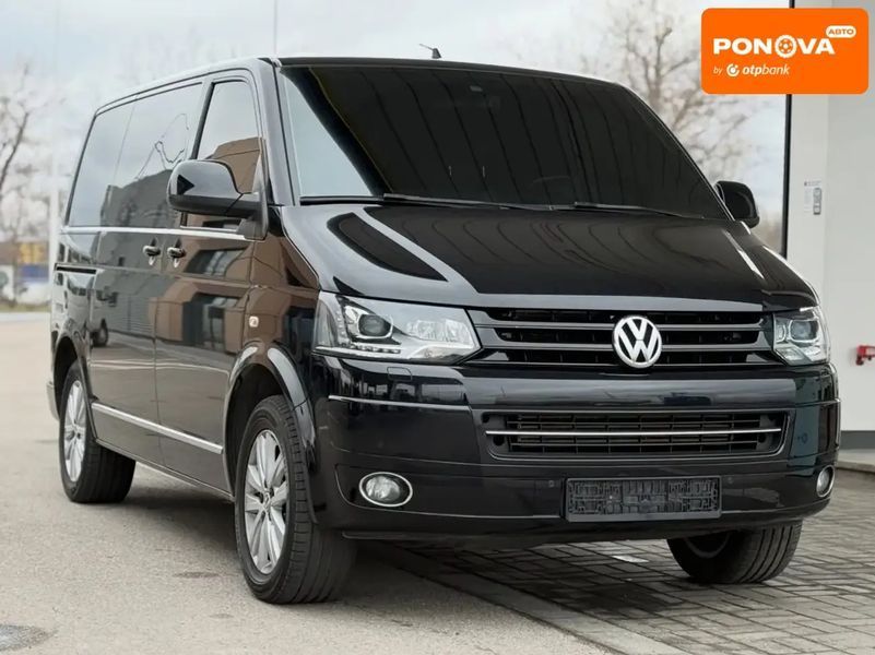 Volkswagen Multivan, 2014 р., Дизель, 291 тис. км, Мінівен, Чорний, Дніпро (Дніпропетровськ) AT-10412193 фото