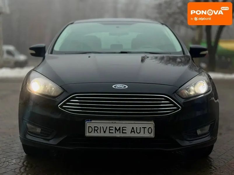 Ford Focus, 2015 р., Бензин, 156 тис. км, Седан, Чорний, Дніпро (Дніпропетровськ) AT-10411414 фото