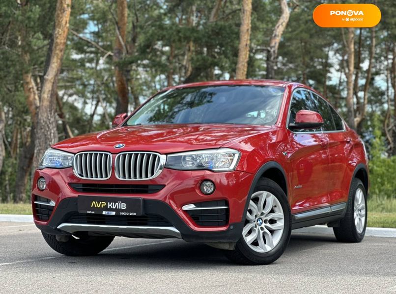 BMW X4, 2015, Дизель, 2 л., 283 тыс. км, Внедорожник / Кроссовер, Красный, Киев 98306 фото