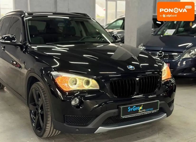 BMW X1, 2014 р., Бензин, 141 тис. км, Позашляховик / Кросовер, Чорний, Кам'янське (Дніпродзержинськ) AT-10413541 фото
