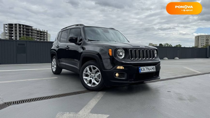 Jeep Renegade, 2016, Бензин, 2.36 л., 102 тыс. км, Внедорожник / Кроссовер, Чорный, Киев Cars-Pr-67775 фото