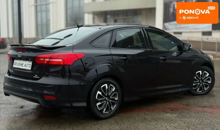 Ford Focus, 2015 р., Бензин, 156 тис. км, Седан, Чорний, Дніпро (Дніпропетровськ) AT-10411414 фото