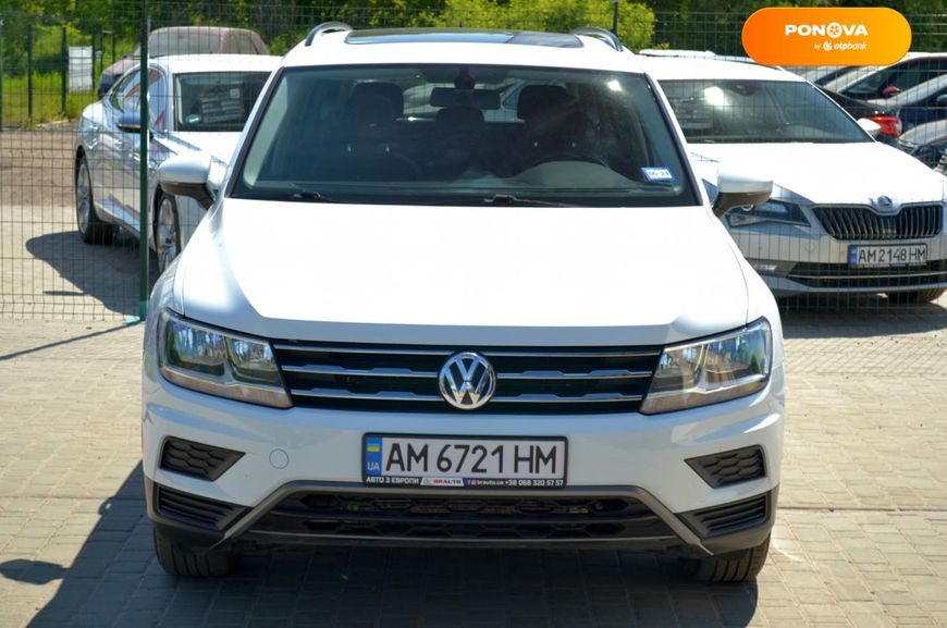 Volkswagen Tiguan, 2019, Бензин, 1.98 л., 102 тис. км, Позашляховик / Кросовер, Білий, Бердичів 110167 фото