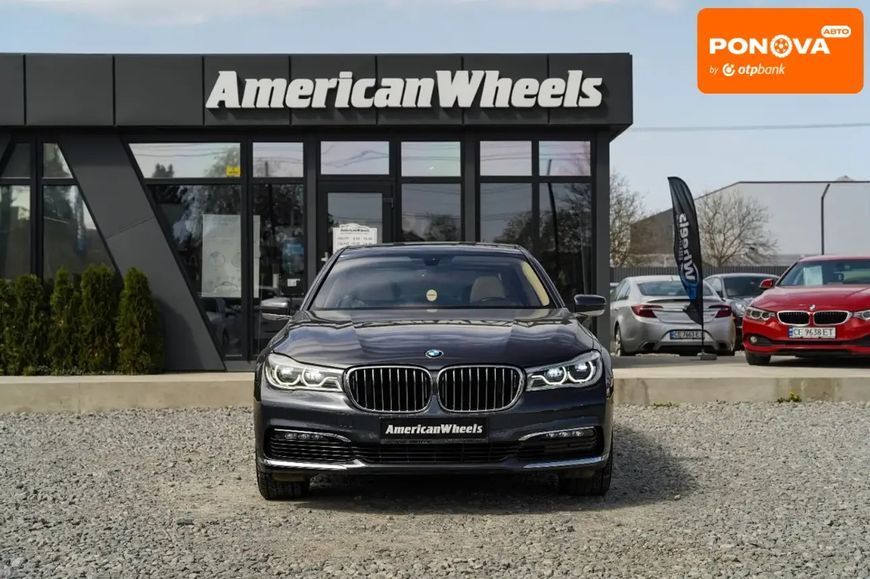 BMW 7 Series, 2015 р., Бензин, 130 тис. км, Седан, Сірий, Чернівці AT-10407363 фото